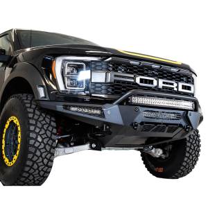 Addictive Desert Designs - ADD F210221180103 HoneyBadger Front Bumper with Top Hoop for Ford Raptor 2021-2022 - Image 4