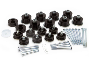 Suspension Parts - Body Mount Kits - Daystar - Daystar KF04060BK Polyurethane Body Mounts (includes hardware & sleeves) 2008-2016 Ford F250 4wd & 2wd (all cabs) - Black