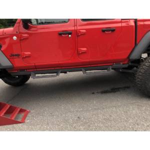 Affordable Offroad - Affordable Offroad Side Steps for Jeep Gladiator JT 2019-2023 - Black - Image 2