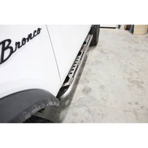 LOD Offroad - LOD Offroad BRS2140 Signature 4-Door Rocksliders for Ford Bronco 2021-2022 - Bare Steel - Image 3