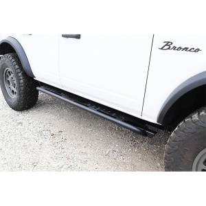 LOD Offroad - LOD Offroad BRS2141 Signature 4-Door Rocksliders for Ford Bronco 2021-2022 - Black Textured Powder Coat - Image 4
