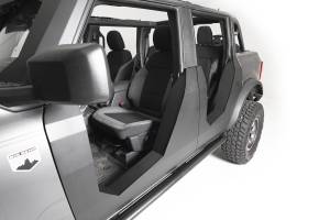 Fab Fours - Fab Fours FB1030-1 Trail Doors for Ford Bronco 2021-2022 - Matte Black Powder Coat - Image 5