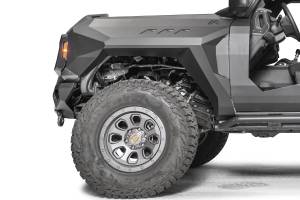 Fab Fours - Fab Fours FB2000-1 Front Fenders for Ford Bronco 2021-2024 - Matte Black Powder Coat - Image 9