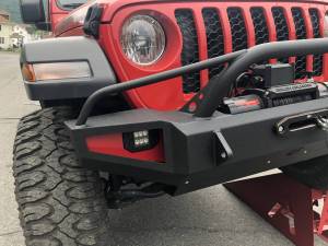 Affordable Offroad - Affordable Offroad JTPREFRONT Prerunner Winch Front Bumper with Lights and Skid for Jeep Gladiator JT 2019-2023 - Image 7