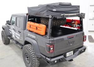 LOD Offroad - LOD Offroad JRR2021 Black Ops Bed Rack for Jeep Gladiator JT 2020-2024 - Black Powder Coat - Image 10