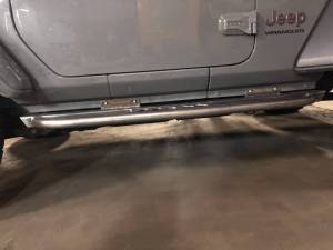Affordable Offroad - Affordable Offroad JL2dboltonsliders 2 Door Bolt On Sliders for Jeep Wrangler JL 2018-2024 - Bare Steel - Image 3