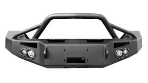 Fab Fours FF09-H1952-1 Premium Front Bumper with Pre Runner Guard for Ford F-150 2009-2014