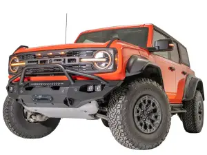 Fab Fours - Fab Fours BR22-X5752-1 Matrix Front Bumper with Pre Runner Guard for Ford Bronco 2023-2024 - Image 3