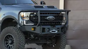 Expedition One FORDF250/350/450-17+-FB-BB-BARE RangeMax Ultra HD Front Bumper for Ford F-250/F-350/F-450 2017-2023 - Bare Metal - Image 1