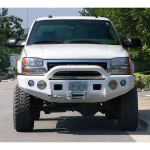 TrailReady 10500P Winch Front Bumper with Pre-Runner Guard for GMC Sierra 2500/3500 1999-2002