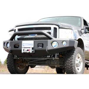 TrailReady - TrailReady 12302P Winch Front Bumper with Pre-Runner Guard and Open End Crash Bar for Ford Excursion 2004-2004 - Image 4