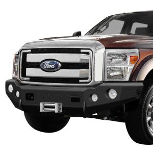 Bumpers By Vehicle - Ford F450/F550 Super Duty - TrailReady - TrailReady 12313B Winch Front Bumper for Ford F450/F550 2005-2007