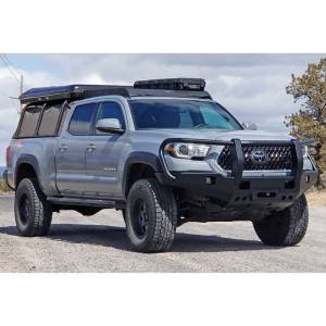 TrailReady - TrailReady 13510G Base Front Bumper with Full Grille Guard for Toyota Tacoma 2016-2023 - Image 2