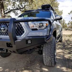 TrailReady - TrailReady 13510G Base Front Bumper with Full Grille Guard for Toyota Tacoma 2016-2023 - Image 3