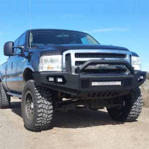 TrailReady - TrailReady 31005 Front Bumper with Pre-Runner Guard for Ford F250/F350/F450/F550/Excursion 1999-2004 - Image 2