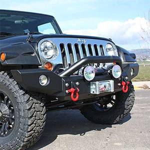 TrailReady - TrailReady 38000P Winch Front Bumper with Pre-Runner Guard for Jeep Wrangler JK 2007-2018 - Image 2