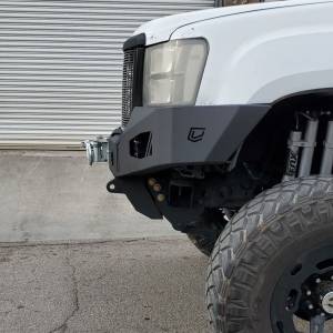 Chassis Unlimited - Chassis Unlimited CUB940311RAW Octane Winch Front Bumper for GMC Sierra 2500HD/3500 2007-2010 - Bare Steel - Image 2