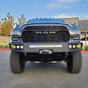 Chassis Unlimited - Chassis Unlimited CUB950322 Diablo Series Winch Front Bumper with Sensor Cutouts for Dodge Ram 2500/3500 2019-2024 - Image 4