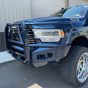 Chassis Unlimited - Chassis Unlimited CUB980322BG Attitude Series Winch Front Bumper with Sensor Cutouts and Grille Guard for Dodge Ram 2500/3500 2019-2024 - Image 5