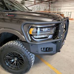 Chassis Unlimited - Chassis Unlimited CUB980322BG Attitude Series Winch Front Bumper with Sensor Cutouts and Grille Guard for Dodge Ram 2500/3500 2019-2024 - Image 9
