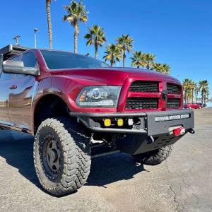 Chassis Unlimited - Chassis Unlimited CUB950012 Diablo Series Winch Front Bumper with Sensor Cutouts for Dodge Ram 2500/3500 2010-2018 - Image 9