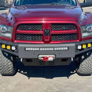 Chassis Unlimited - Chassis Unlimited CUB950012 Diablo Series Winch Front Bumper with Sensor Cutouts for Dodge Ram 2500/3500 2010-2018 - Image 2