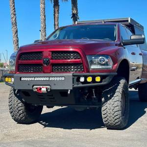 Chassis Unlimited - Chassis Unlimited CUB950012 Diablo Series Winch Front Bumper with Sensor Cutouts for Dodge Ram 2500/3500 2010-2018 - Image 6
