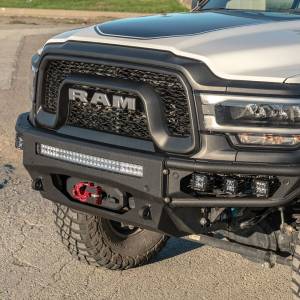 Chassis Unlimited - Chassis Unlimited CUB950442 Diablo Series Winch Front Bumper with Sensor Cutouts for Dodge Ram Powerwagon 2019-2023 - Image 5