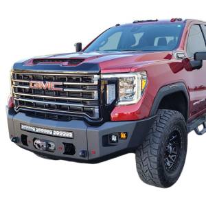 Chassis Unlimited CUB980572 Attitude Series Winch Front Bumper with Sensor Cutouts for GMC Sierra 2500HD/3500 2020-2023