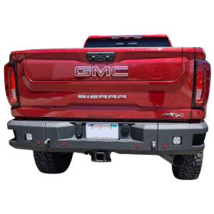 Bumpers By Vehicle - GMC Sierra 2500/3500 - Chassis Unlimited - Chassis Unlimited CUB990572 Attitude Series Rear Bumper with Sensor Cutouts for GMC Sierra 2500HD/3500 2020-2024