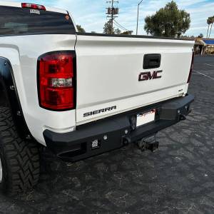 Chassis Unlimited - Chassis Unlimited CUB990302 Attitude Series Rear Bumper with Sensor Cutouts for Chevy Silverado and GMC Sierra 2500HD/3500 2015-2019 - Image 4