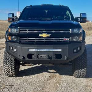 Chassis Unlimited - Chassis Unlimited CUB980382 Attitude Series Winch Front Bumper with Sensor Cutouts for Chevy Silverado 2500HD/3500 2015-2019 - Image 2
