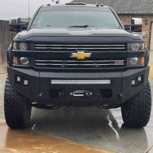 Chassis Unlimited - Chassis Unlimited CUB980382 Attitude Series Winch Front Bumper with Sensor Cutouts for Chevy Silverado 2500HD/3500 2015-2019 - Image 8