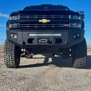 Chassis Unlimited - Chassis Unlimited CUB980382 Attitude Series Winch Front Bumper with Sensor Cutouts for Chevy Silverado 2500HD/3500 2015-2019 - Image 3