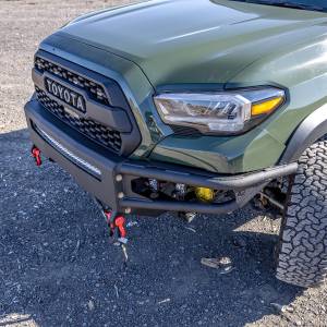Chassis Unlimited - Chassis Unlimited CUB950231 Diablo Series Winch Front Bumper with Sensor Cutouts for Toyota Tacoma 2016-2023 - Image 4