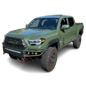 Chassis Unlimited - Chassis Unlimited CUB950231 Diablo Series Winch Front Bumper with Sensor Cutouts for Toyota Tacoma 2016-2023 - Image 2