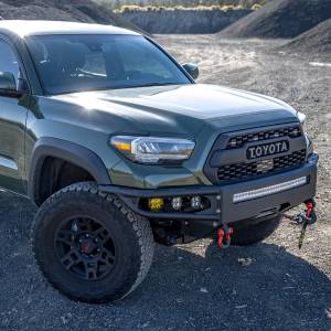 Chassis Unlimited - Chassis Unlimited CUB950231 Diablo Series Winch Front Bumper with Sensor Cutouts for Toyota Tacoma 2016-2023 - Image 7