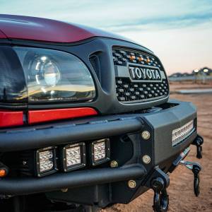 Chassis Unlimited - Chassis Unlimited CUB950411 Diablo Series Winch Front Bumper with Sensor Cutouts for Toyota Tacoma 1995-2004 - Image 8