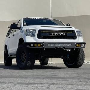 Chassis Unlimited - Chassis Unlimited CUB950362 Diablo Series Winch Front Bumper with Sensor Cutouts for Toyota Tundra 2014-2021 - Image 5