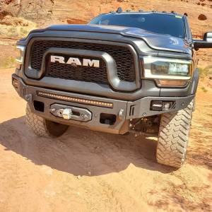 Chassis Unlimited - Chassis Unlimited CUB900442 Octane Series Front Bumper with Sensor Cutouts for Dodge Ram Powerwagon 2019-2023 - Image 14