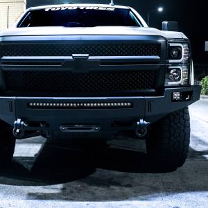 Chassis Unlimited - Chassis Unlimited CUB900592 Octane Series Winch Front Bumper with Sensor Cutouts for Chevy Silverado 1500 2014-2015 - Image 5