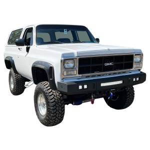 Truck Bumpers - Chassis Unlimited - Chassis Unlimited - Chassis Unlimited CUB900291 Octane Series Front Bumper for Chevy Blazer/K1500/K2500/K3500/Surburban and GMC Jimmy 1973-1991