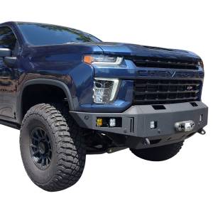 Chevy Silverado 2500/3500 - Chevy Silverado 2500HD/3500 2020-2022 - Chassis Unlimited - Chassis Unlimited CUB940552 Octane Series Winch Front Bumper with Sensor Cutouts for Chevy Silverado 2500HD/3500 2020-2023