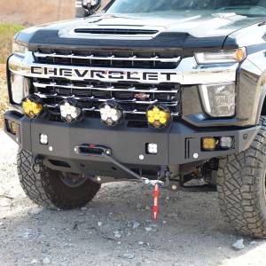 Chassis Unlimited - Chassis Unlimited CUB940552 Octane Series Winch Front Bumper with Sensor Cutouts for Chevy Silverado 2500HD/3500 2020-2023 - Image 7