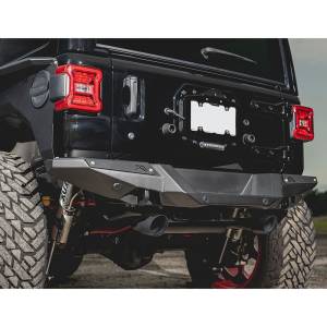 Fab Fours - Fab Fours FS23-W5951-B Premium Rear Bumper with Sensor for Ford F250/F350 2023-2024 *Bare Steel No Finish - Image 4