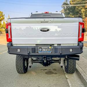 Chassis Unlimited - Chassis Unlimited CUB990752 Attitude Rear Bumper with Sensor Holes for Ford F-250/F-350 Superduty 2023-2024 - Image 4