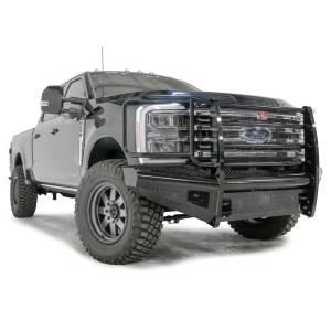 Fab Fours - Fab Fours FS23-S5960-1 Black Steel Full Guard Front Bumper for Ford F-250/F-350/F-450/F-550 2023 - Image 3