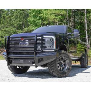 Fab Fours - Fab Fours FS23-S5960-1 Black Steel Full Guard Front Bumper for Ford F-250/F-350/F-450/F-550 2023 - Image 5