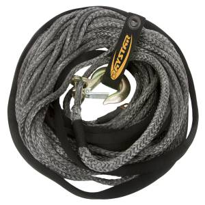 Daystar KU10401BK 50' Synthetic Winch Rope with Loop End