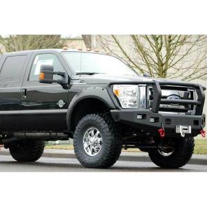 TrailReady - TrailReady 12420G Full Guard Winch Front Bumper with Adaptive Cruise for Ford F-450/F-550 Superduty 2023-2024 - Image 3